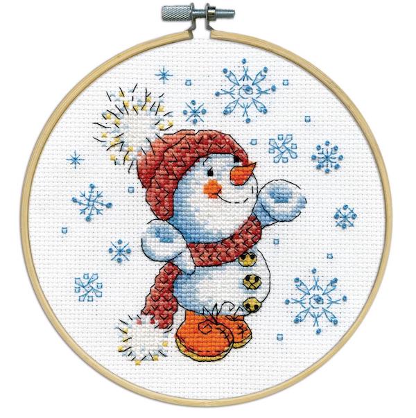 kit point de croix - Snowman