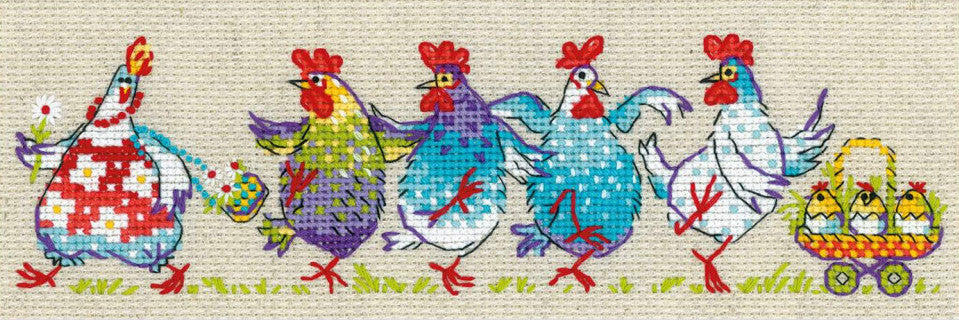 kit point de croix - Cluck-cluck!!!