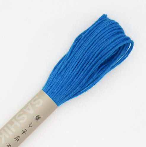 Fil Sashiko de marque Olympus - bleu - 27