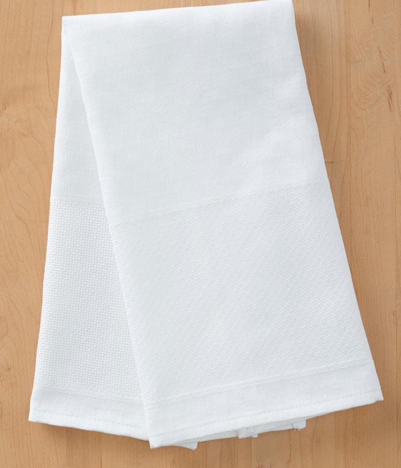 Linge à vaisselle pour broderie suédoise blanc