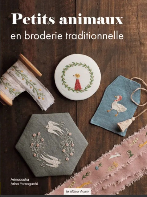 Petits animaux en broderie traditionnelle Arinocosha - Arisa Yamaguchi