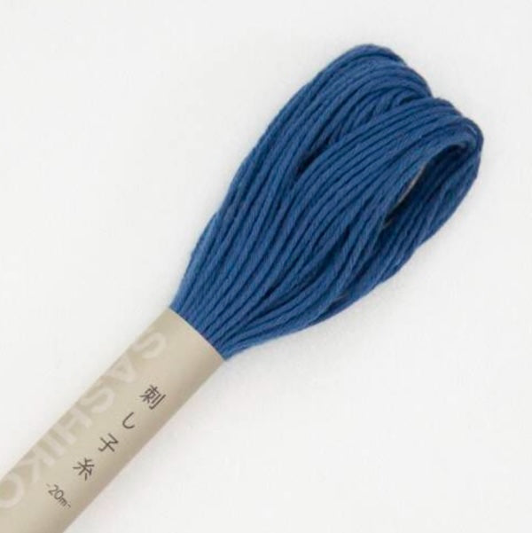 Fil Sashiko de marque Olympus - 20 mètres - cobalt blue - 10