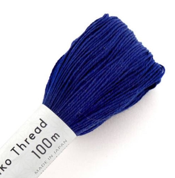 Fil Sashiko -Olympus - 100 mètres - bleu nuit - 119