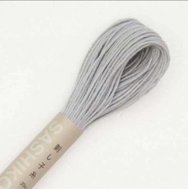 Fil Sashiko de marque Olympus - 20 mètres - gray - couleur 28