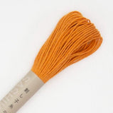 Fil Sashiko de marque Olympus - 20 mètres - orange carotte - couleur 4