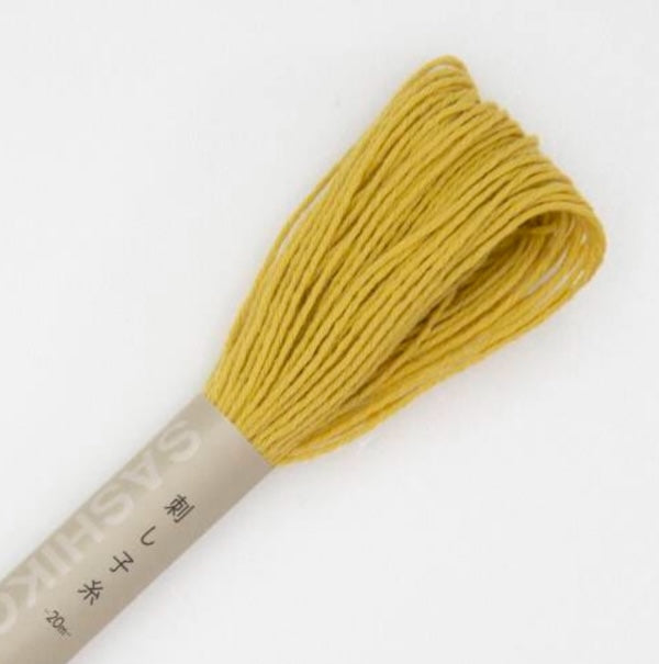 Fil Sashiko de marque Olympus - 20 mètres - vanille - couleur 5