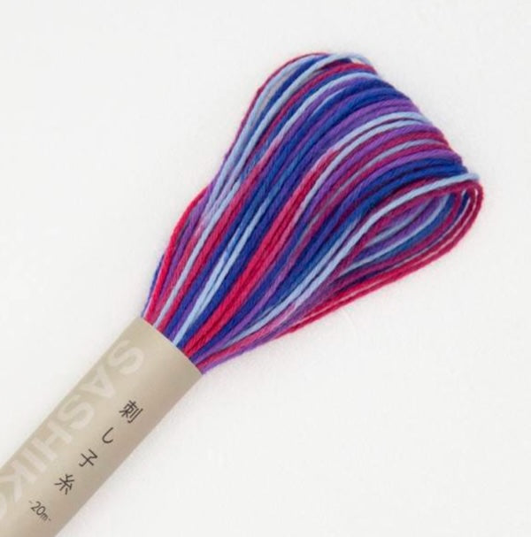 Fil Sashiko de marque Olympus - 20 mètres - multicolore 76