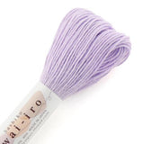 Fil Sashiko pastel uni - Olympus - 40 mètres - lavender - couleur A5