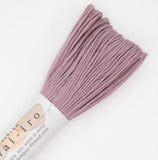 Fil Sashiko pastel uni - Olympus - 40 mètres - rose poudre - couleur A6