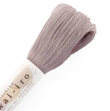Fil Sashiko pastel uni - Olympus - 40 mètres - lait d'avoine - couleur A16