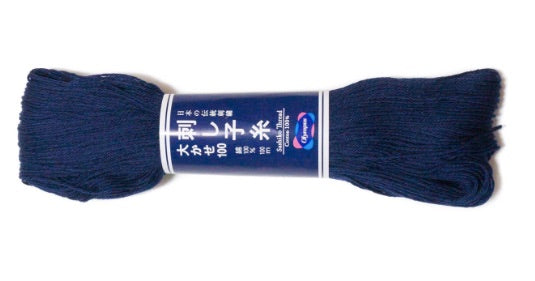 Fil Sashiko - Olympus - 100 mètres - couleur bleu marine 103