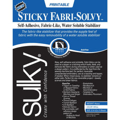 Sticky fabri-solvy (paquet de 12 feuilles)