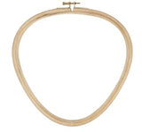 Cerceau-tambour bois - triangle 8 pouces - 20 cm