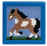 Kit petit point pour enfant - canevas plastique