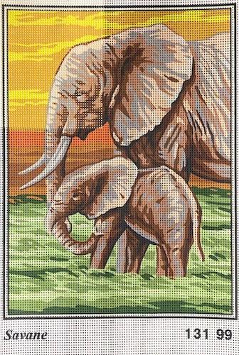 Toile imprimée pour petit point - 131.99 (Royal Paris)