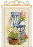 Kit point de croix - cottage garden, spring