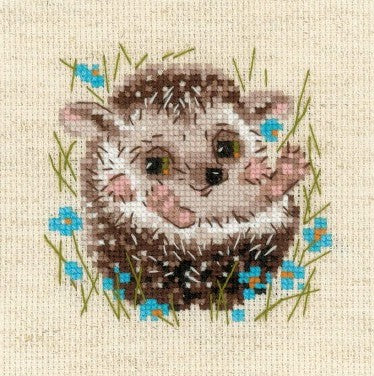 kit point de croix - little hedgehog