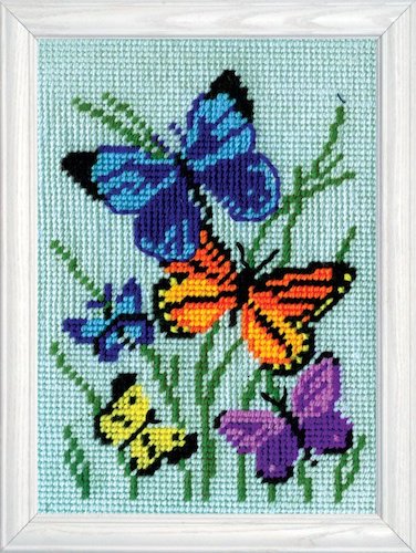 Kit petit point - butterflies galore 2569