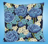 Kit petit point - les roses bleues 2620