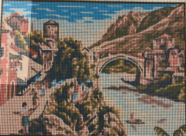 Toile imprimée pour petit point - 6127