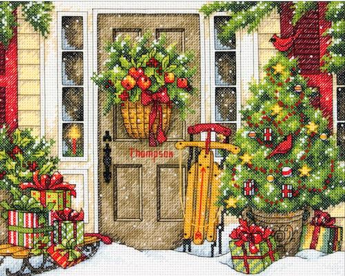 Kit point de croix -  Home for the holidays