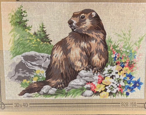 Toile imprimée pour petit point - 928.158 (SEG de Paris)
