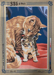 Toile imprimée pour petit point - 928.270 (SEG de Paris)