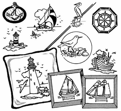 Décalque Aunt Martha's - 3918 - Coastal Marine