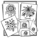 Décalque Aunt Martha's - 3865 - Sunflower/Pansies/Poinsettia
