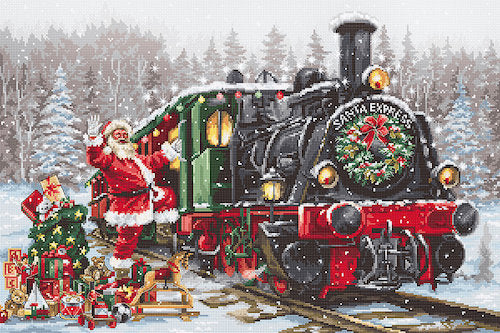 kit point de croix - Santa's Express