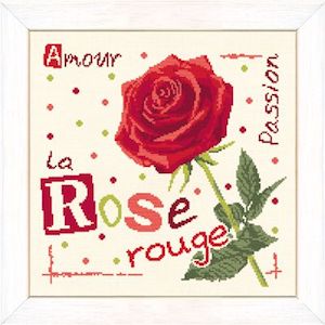 Lilipoints - J015 - la rose rouge