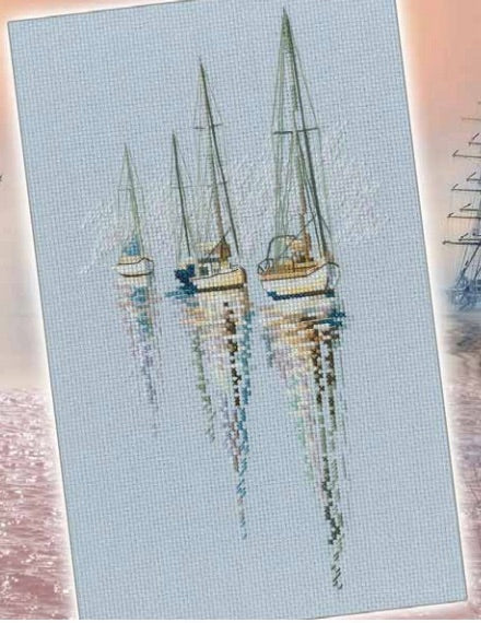 Kit point de croix - With a flavour of salt, wind and sun