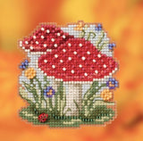 kit à perler - Red cap mushrooms