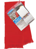 Serviette à broder Maxton - rouge