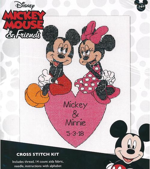 Kit point de croix - Mickey et Minnie