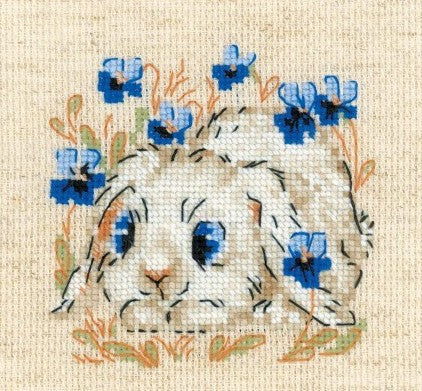 kit point de croix - little rabbit