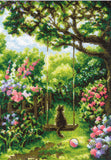 Kit point de croix - Garden swing