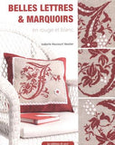 Belles lettres & marquoirs en rouge et blanc - Isabelle Haccourt Vautier