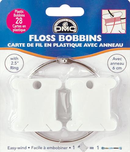 Bobines en plastique DMC avec anneaux