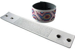 Bracelet à broder blanc