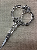Ciseaux dentelle argent