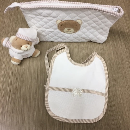 Ensemble naissance beige