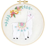 Kit broderie traditionnelle - le lama