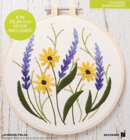 Kit broderie traditionnelle - Lavender fields
