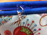 Pochette 3 zippers - modèle couture