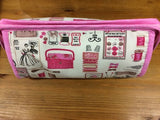 Pochette 3 zippers - modèle accessoires de broderie