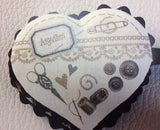 kit cartonnage pique-aiguilles beige