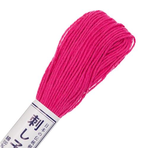 Fil Sashiko de marque Olympus - hot pink - 21