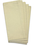 Lot de 4 serviettes à broder - écru